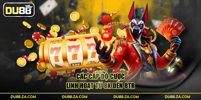 Kho Báu Tứ Linh – Săn Thưởng x3600 RTP 96.5% Ấn Tượng 3 Các cấp độ cược linh hoạt từ 8k đến 8tr