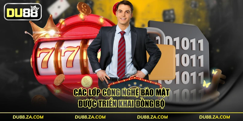 Các lớp công nghệ bảo mật được triển khai đồng bộ